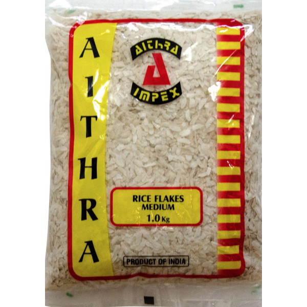 Aithra Poha Rice Flakes Medium 1kg